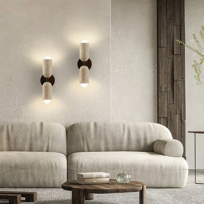 Siya Travertine Stone Wall Sconce Light