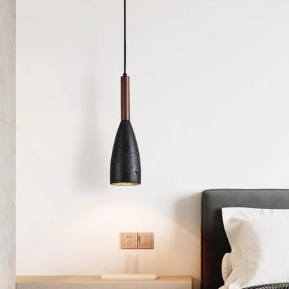 Siya Travertine Teardrop Pendant Light