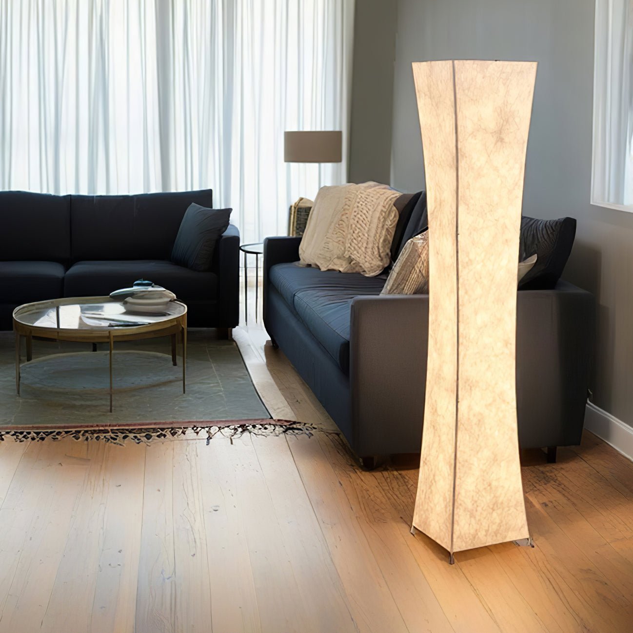 Noriko Tower Floor Lamp