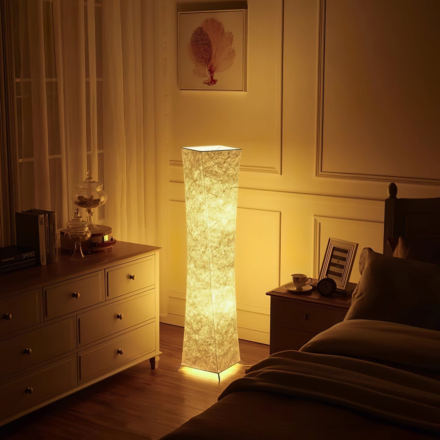 Noriko Tower Floor Lamp