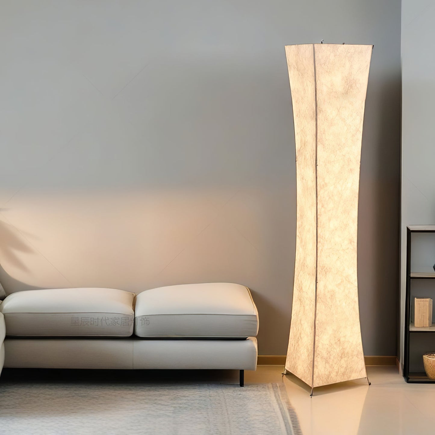 Noriko Tower Floor Lamp