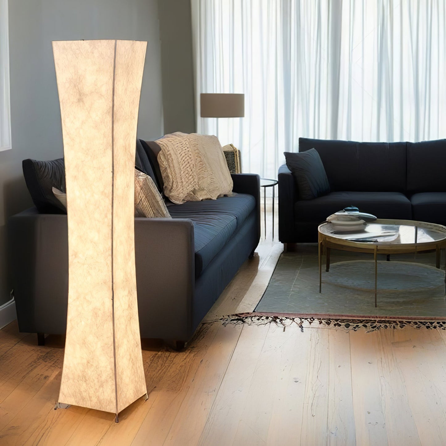 Noriko Tower Floor Lamp