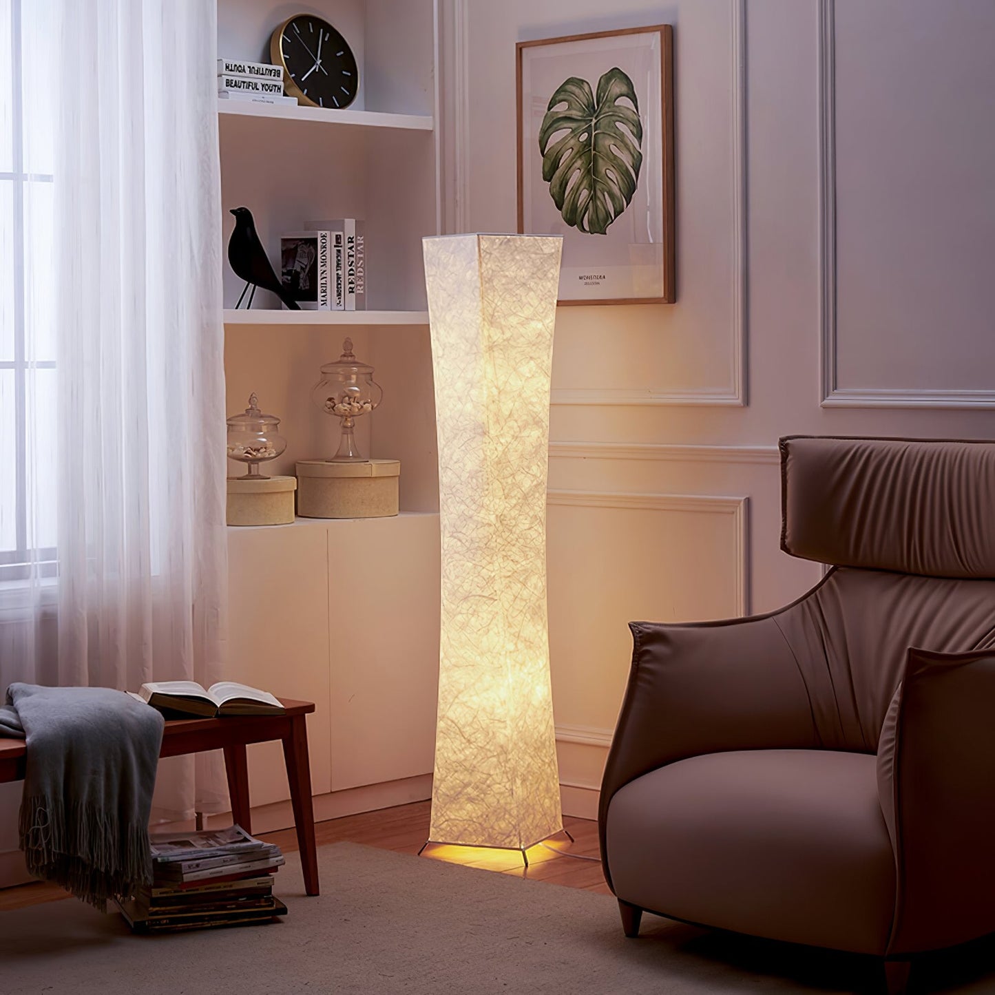 Noriko Tower Floor Lamp