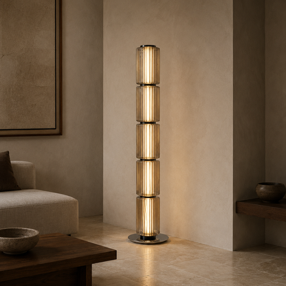 Solvane Glass Floor Lamp