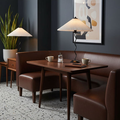 Colette Pleated Metal Table Lamp