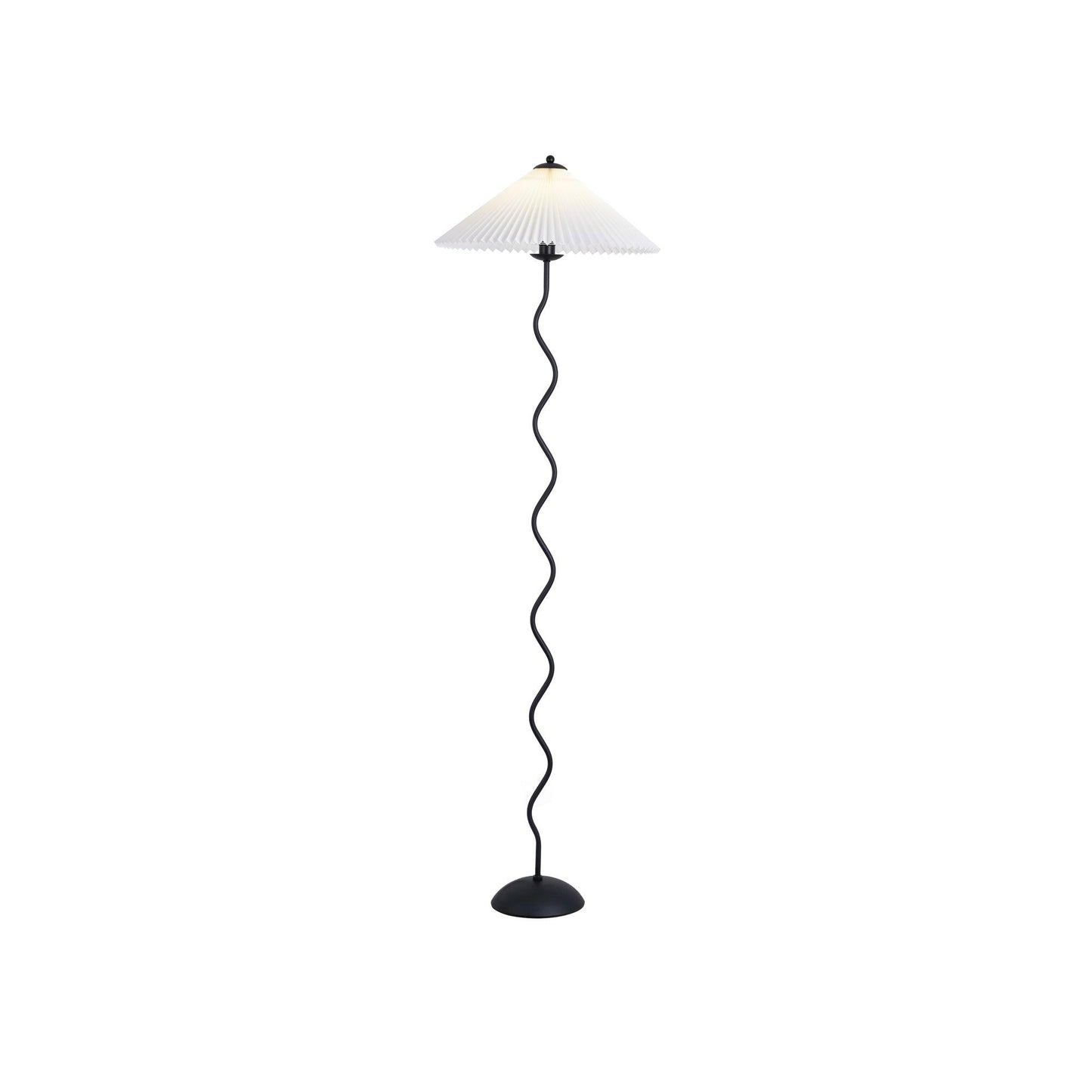 Colette Pleated Metal Floor Lamp
