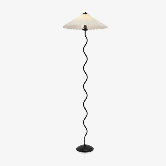Colette Pleated Metal Floor Lamp