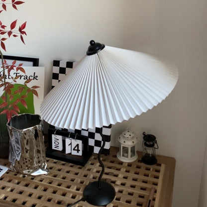 Colette Pleated Metal Table Lamp