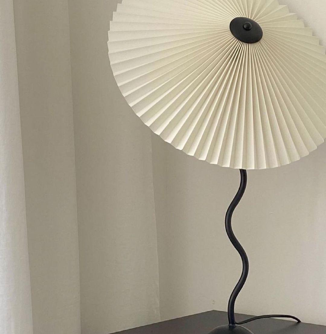 Colette Pleated Metal Table Lamp