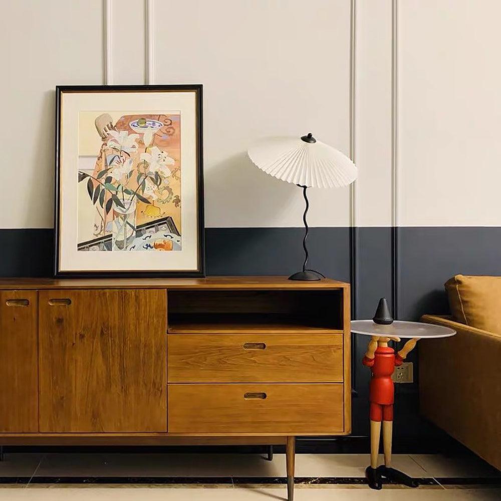 Colette Pleated Metal Table Lamp