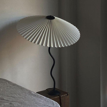 Colette Pleated Metal Table Lamp