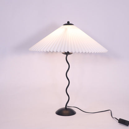 Colette Pleated Metal Table Lamp