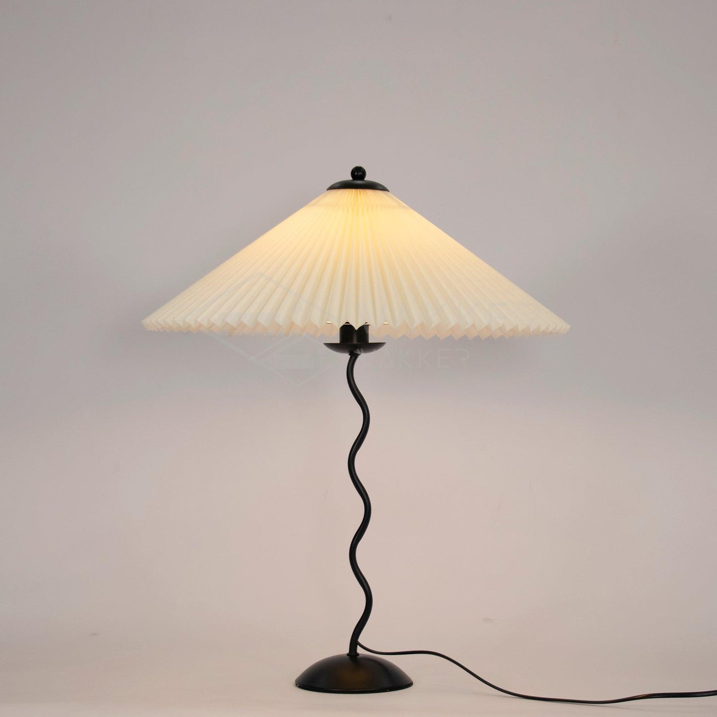 Colette Pleated Metal Table Lamp