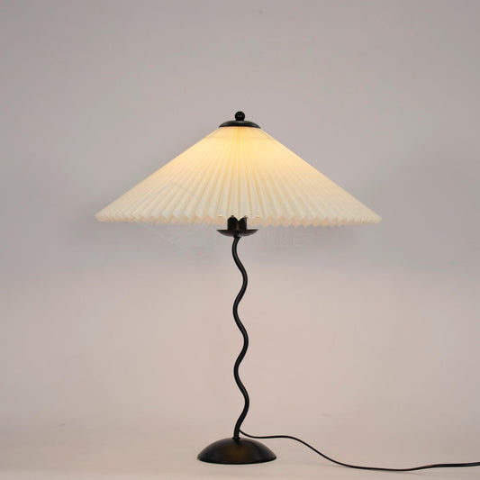 Colette Pleated Metal Table Lamp