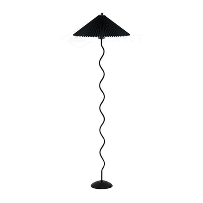 Colette Pleated Metal Floor Lamp