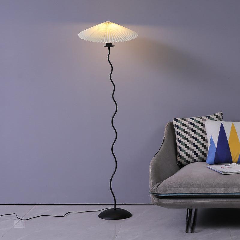Colette Pleated Metal Floor Lamp