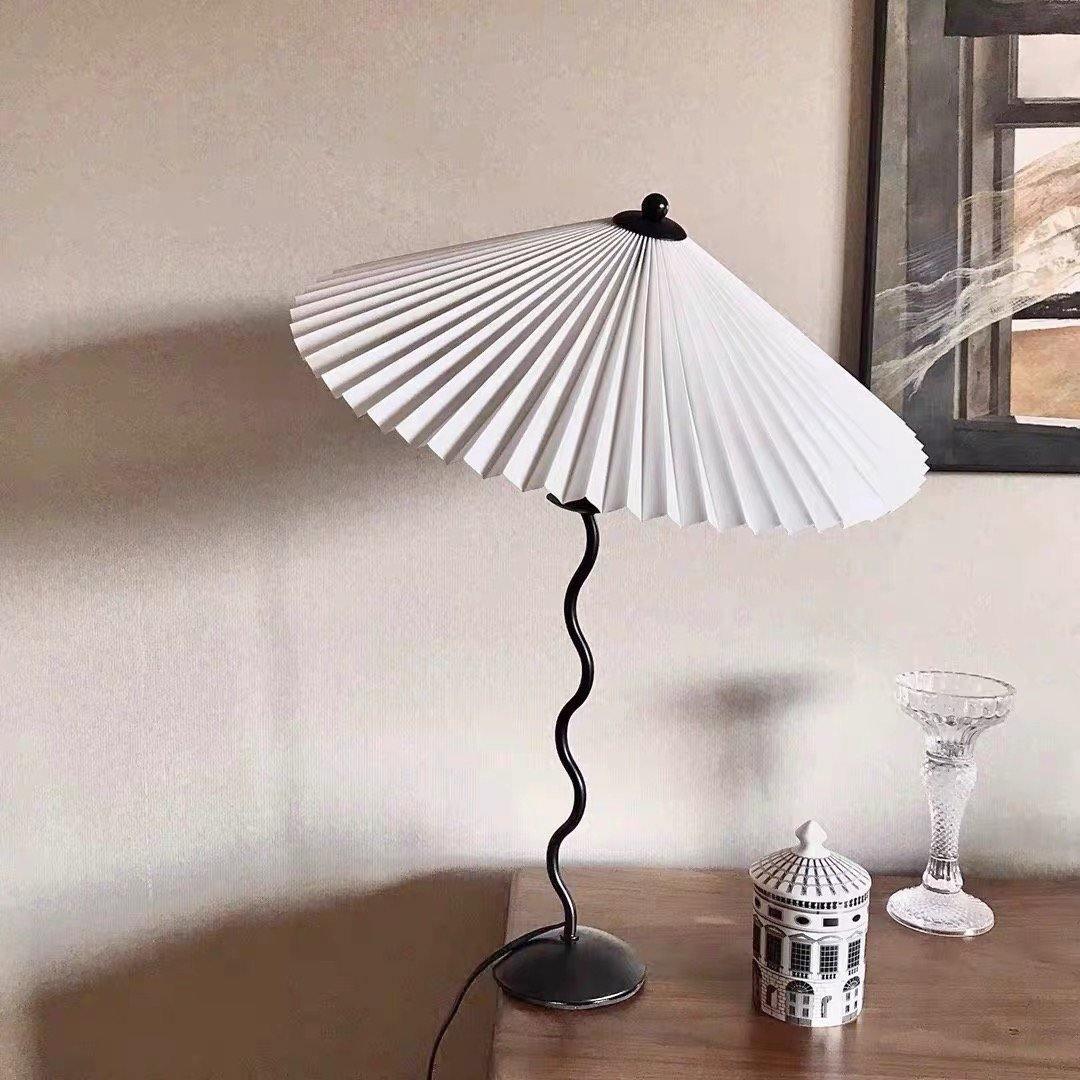 Colette Pleated Metal Table Lamp