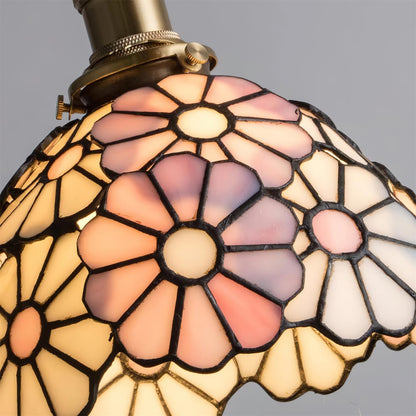 Avon Floral Glass Pendant Light