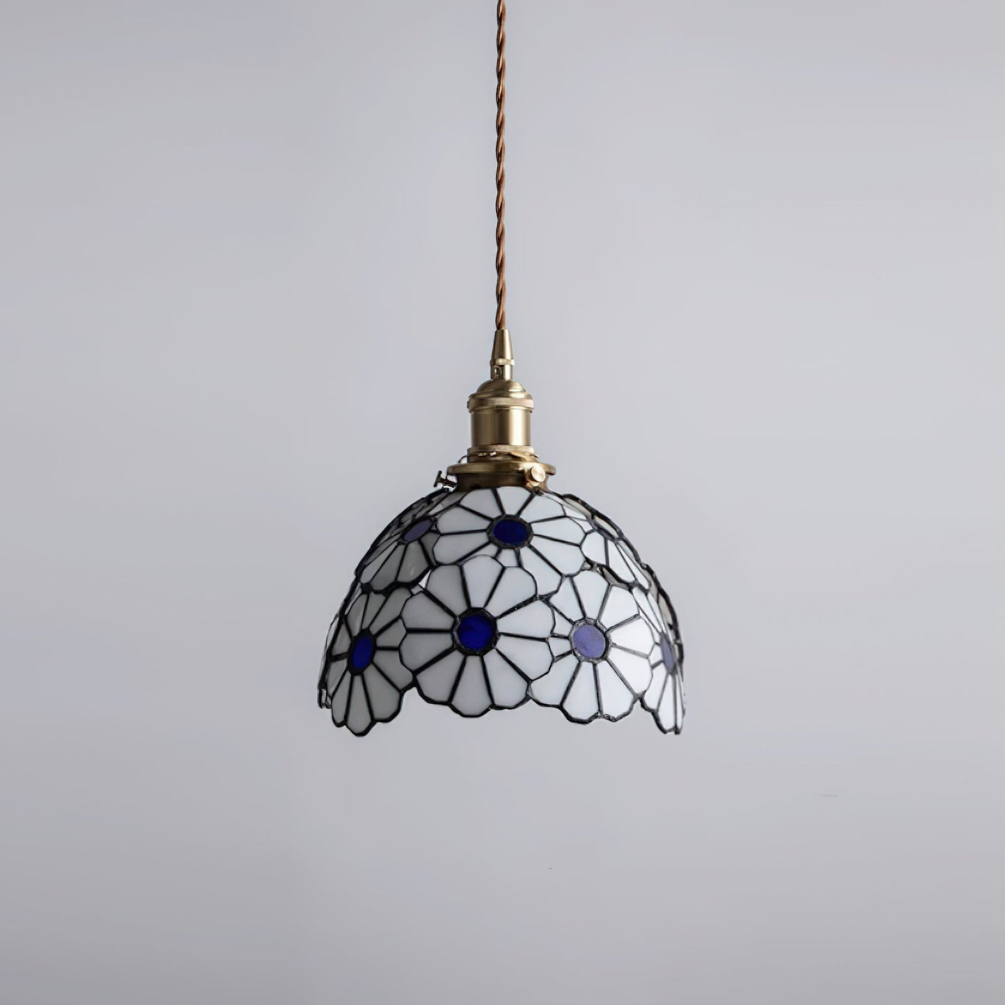 Avon Floral Glass Pendant Light
