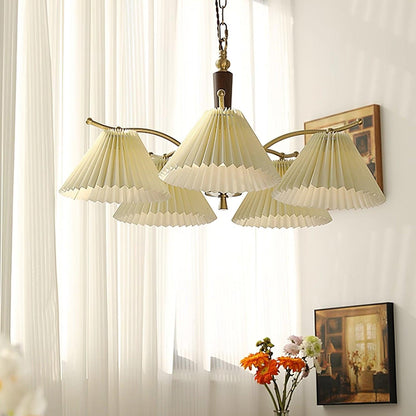 Colette Pleated Chandelier