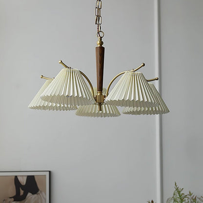 Colette Pleated Chandelier