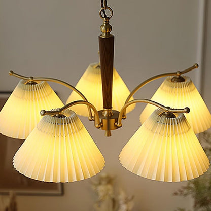 Colette Pleated Chandelier