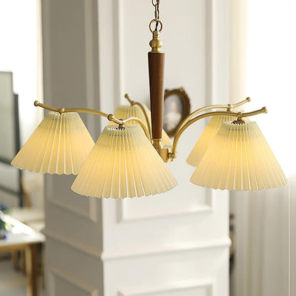 Colette Pleated Chandelier