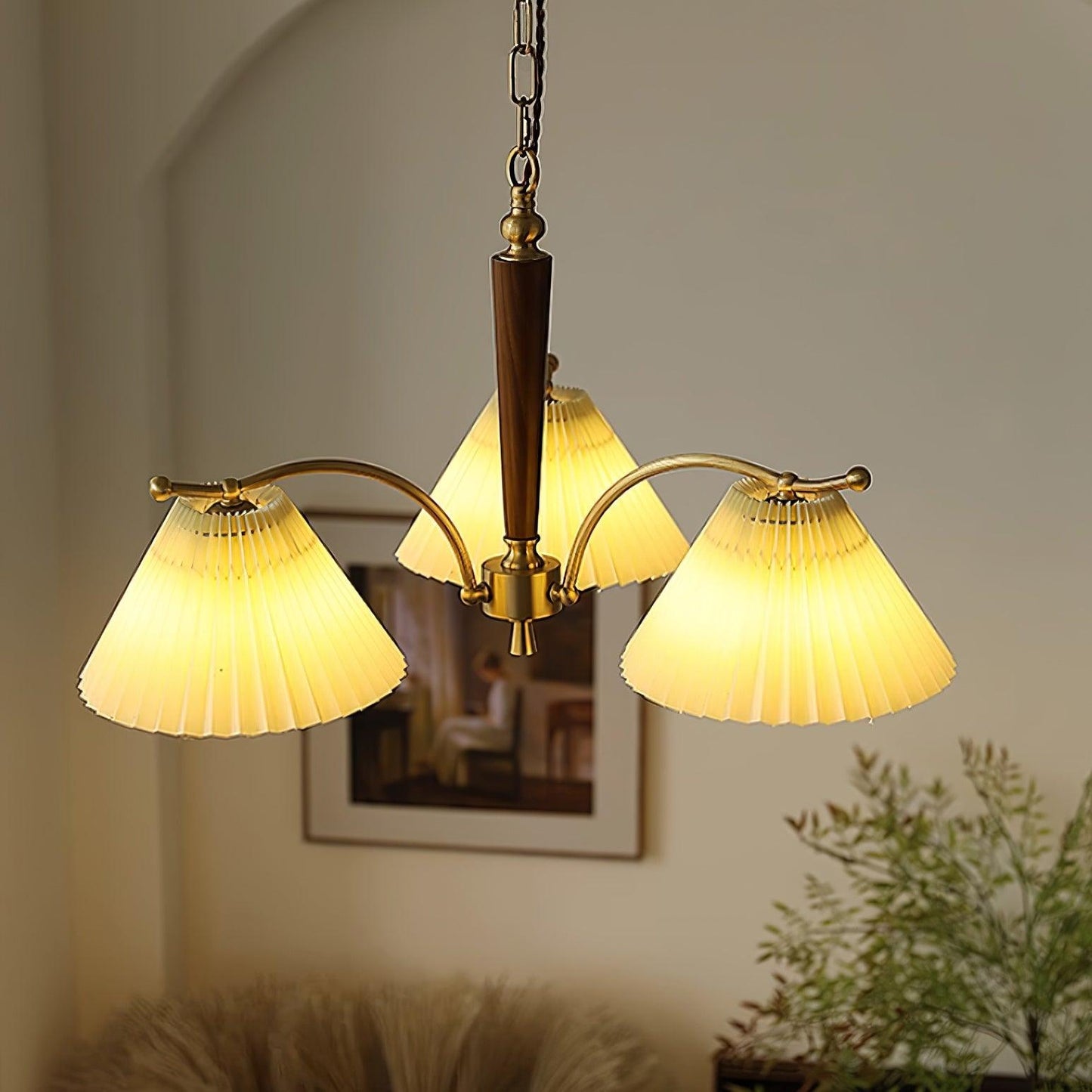 Colette Pleated Chandelier