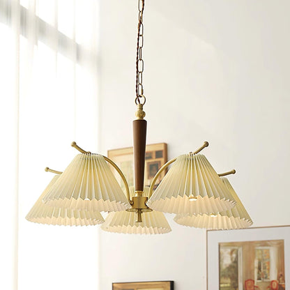 Colette Pleated Chandelier