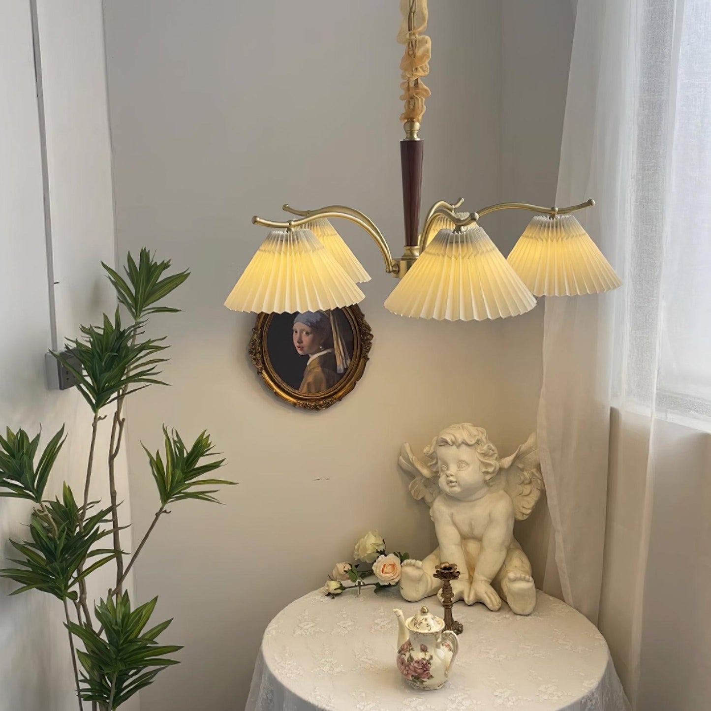 Colette Pleated Chandelier