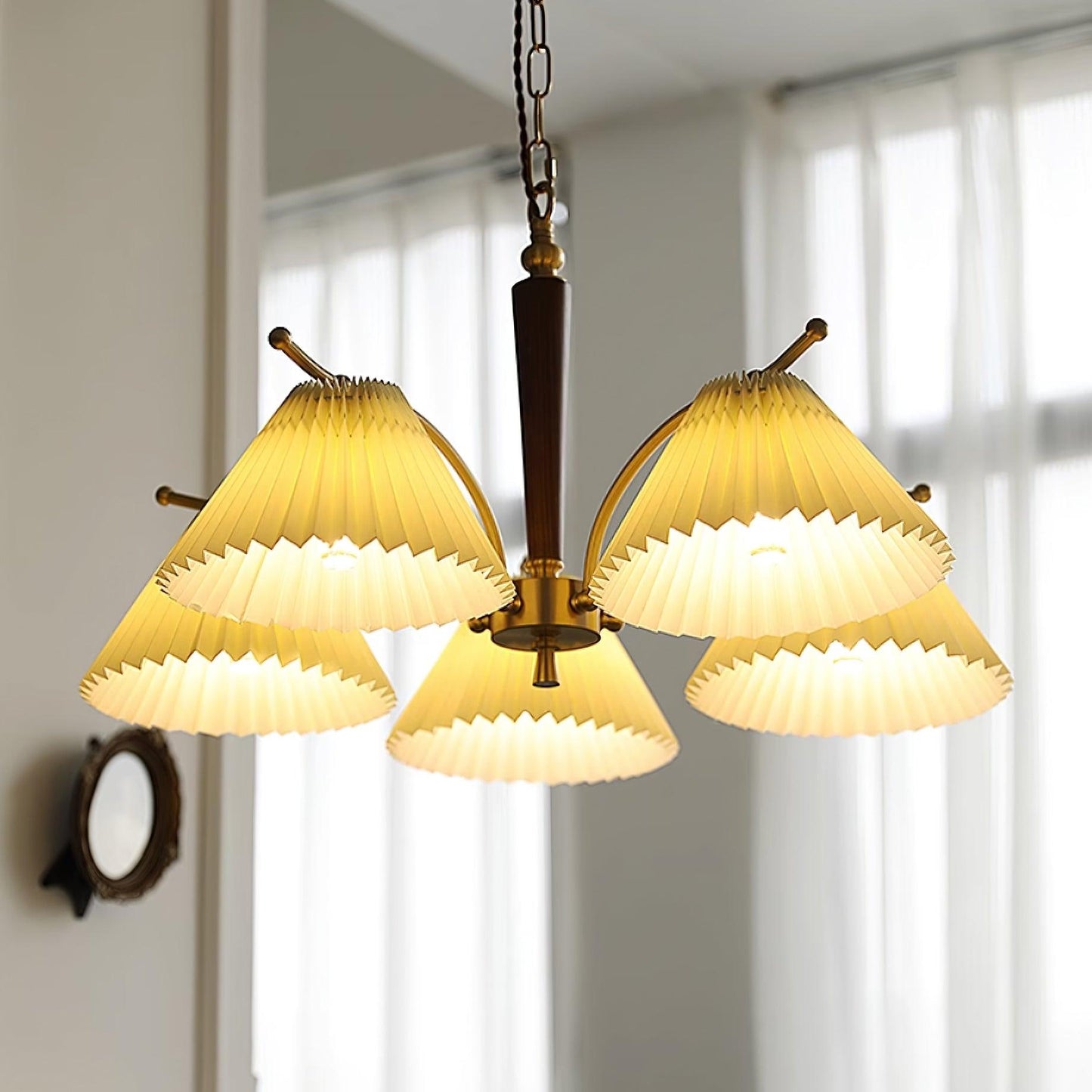 Colette Pleated Chandelier