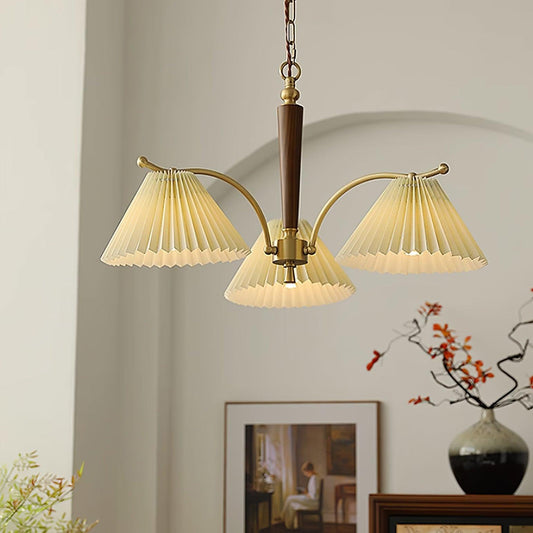 Colette Pleated Chandelier