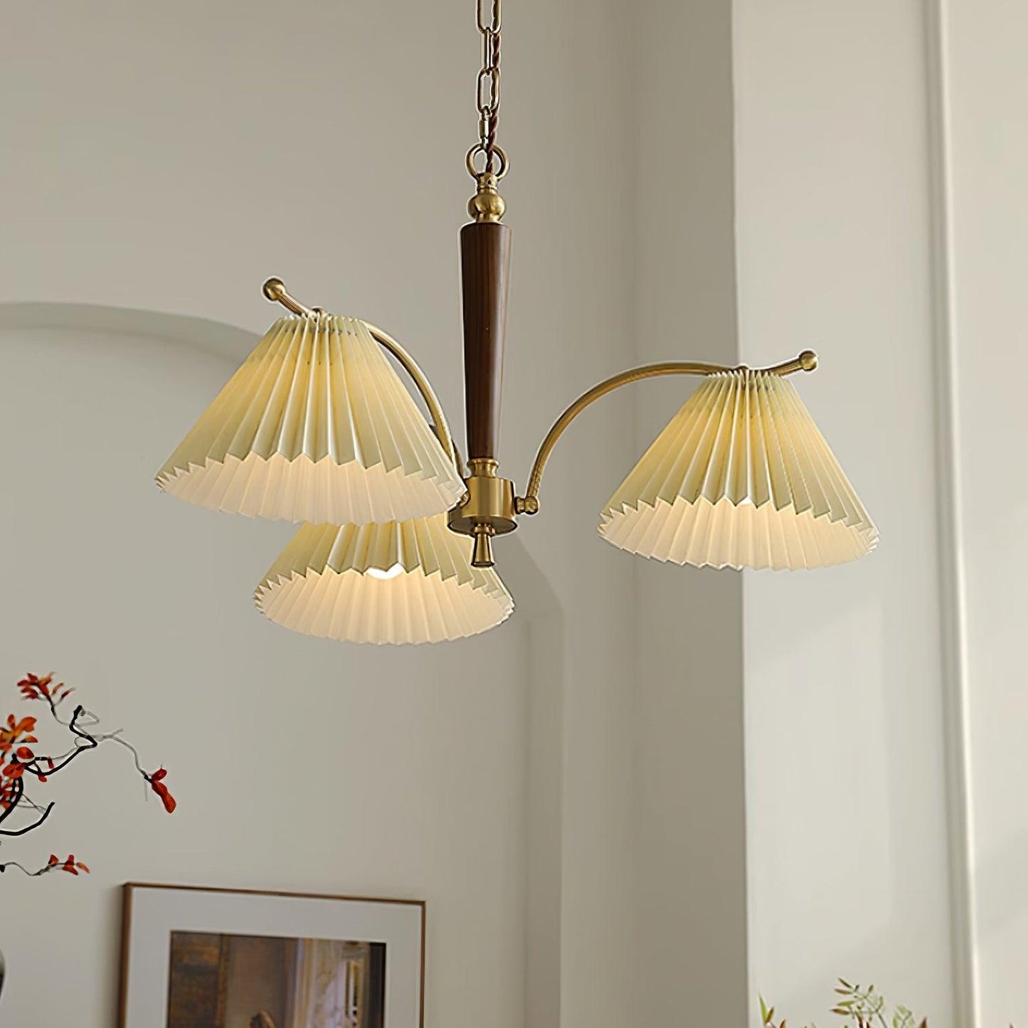 Colette Pleated Chandelier