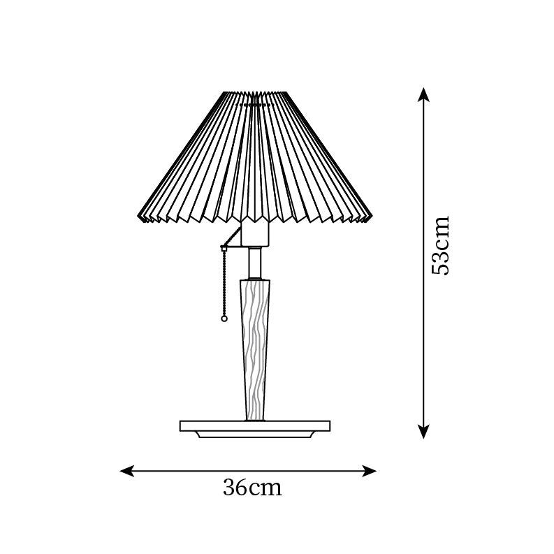 Colette Pleated Table Lamp