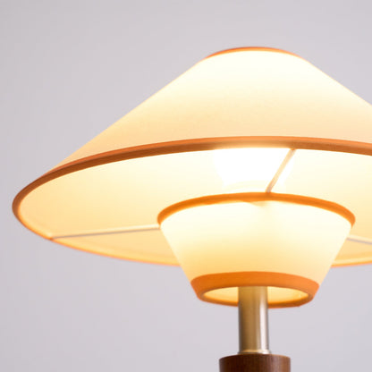 Valerie Wooden Fabric Table Lamp