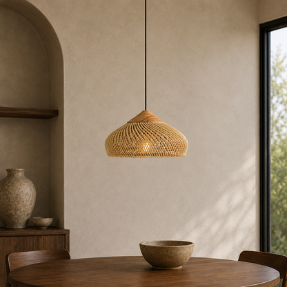 Tavero Rattan Pendant Light