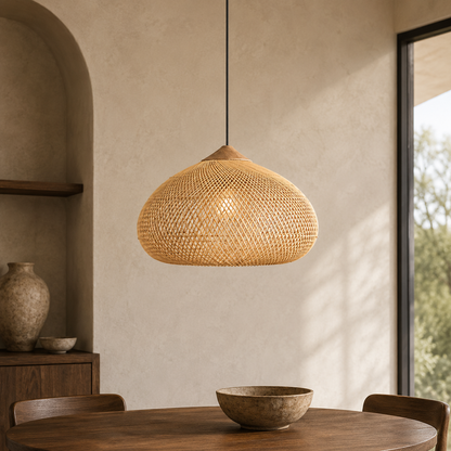 Tavero Rattan Pendant Light