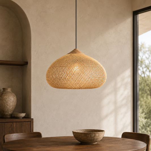 Tavero Rattan Pendant Light