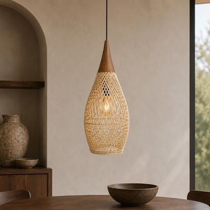 Tavero Rattan Pendant Light