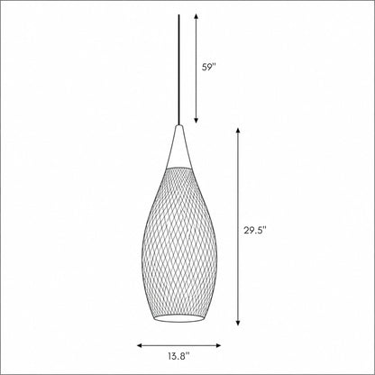 Tavero Rattan Pendant Light