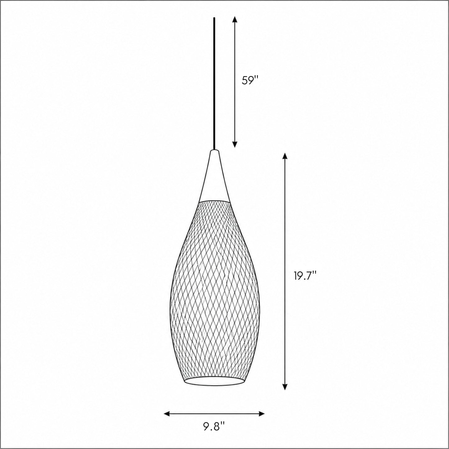 Tavero Rattan Pendant Light