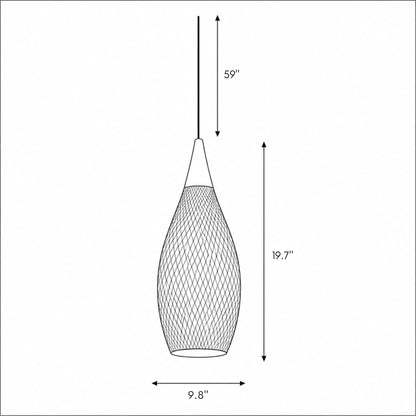 Tavero Rattan Pendant Light