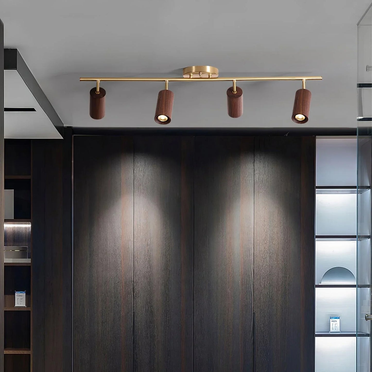 Serelle Wood Track Ceiling Light