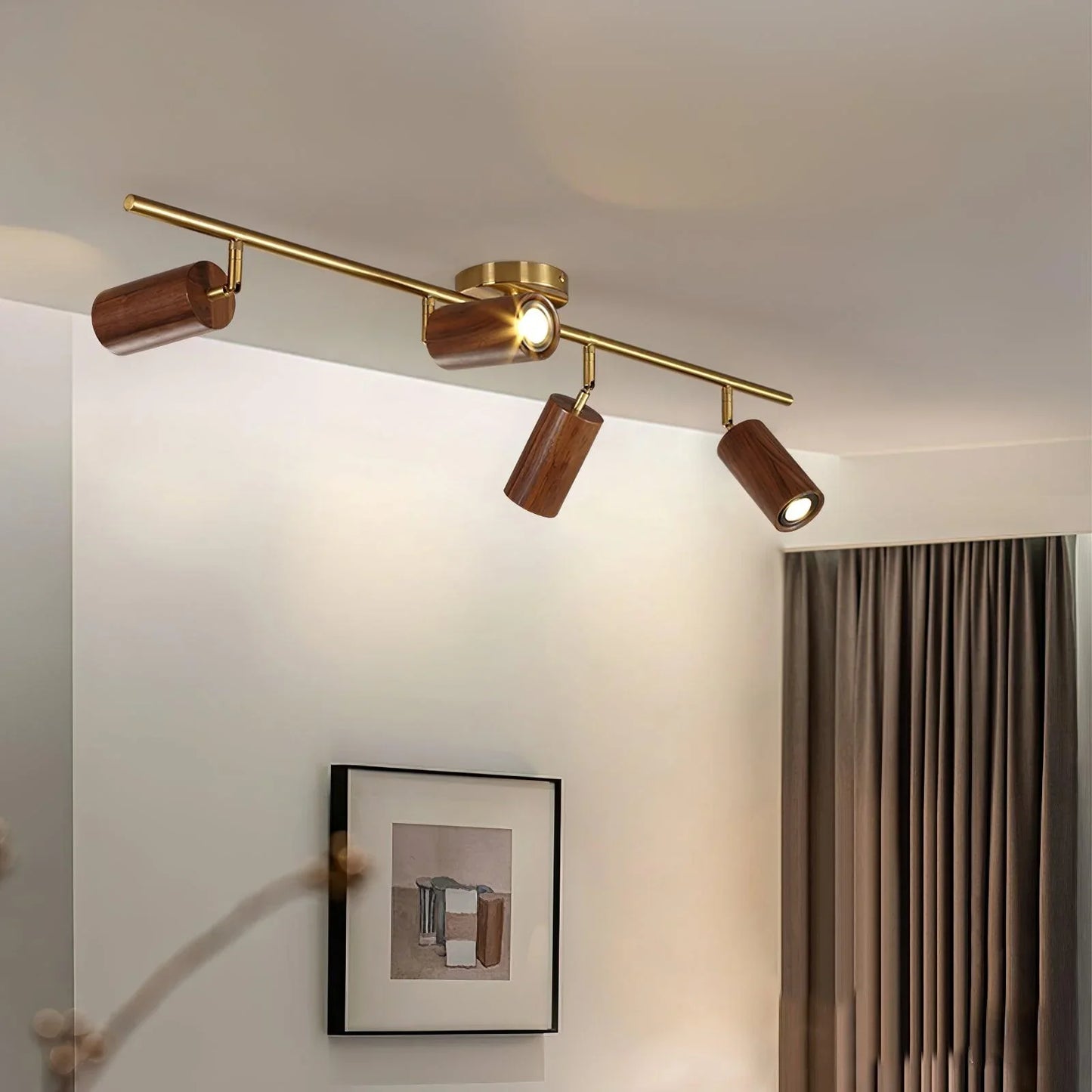 Serelle Wood Track Ceiling Light