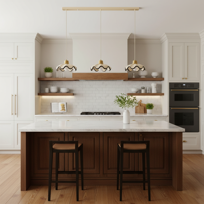Scalloped Pendant Lamp