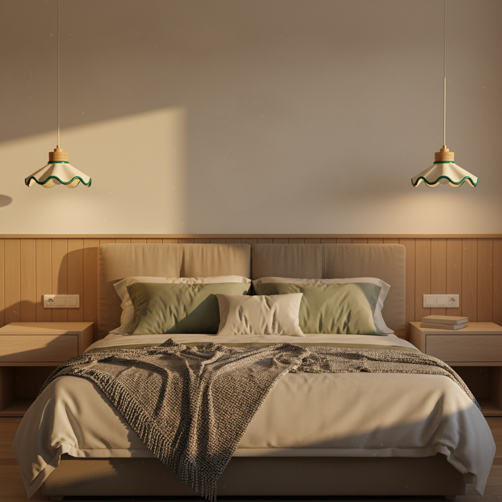 Scalloped Pendant Lamp