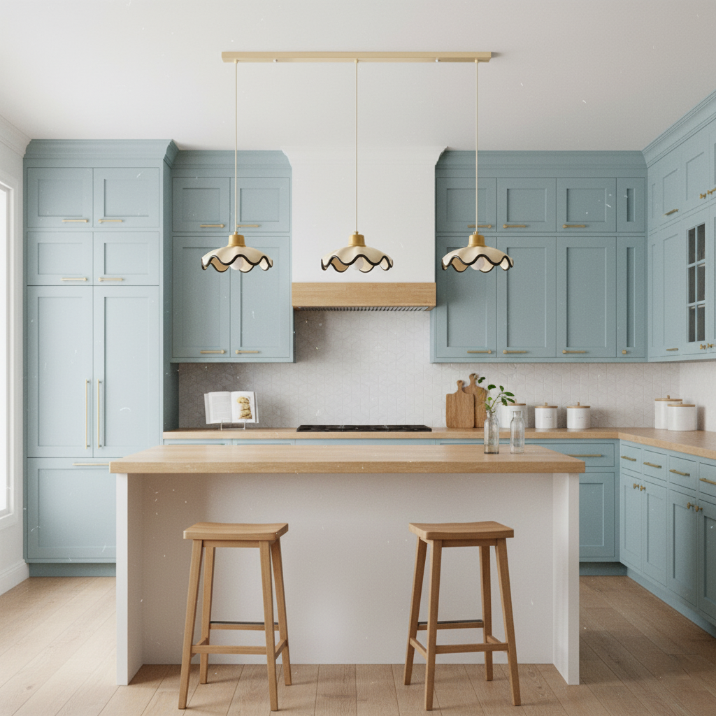 Scalloped Pendant Lamp