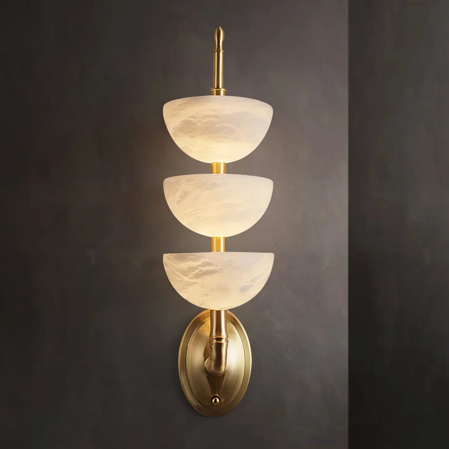 Arvix Alabaster Wall Sconce