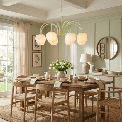 Elowen Floral Glass Chandelier Light