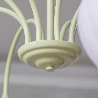 Elowen Floral Glass Chandelier Light